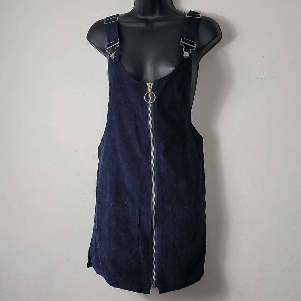 Unif  Blue Corduroy Overalls size Small